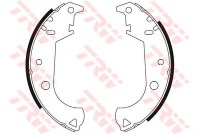 Комплект тормозных колодок TRW
