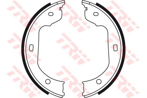 Комплект тормозных колодок, стояночная тормозная система TRW