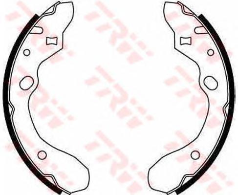 Комплект тормозных колодок TRW