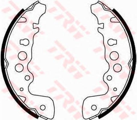 Комплект тормозных колодок TRW