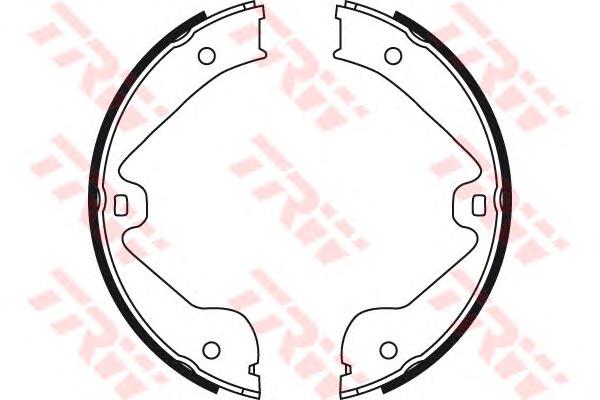 Комплект тормозных колодок, стояночная тормозная система TRW