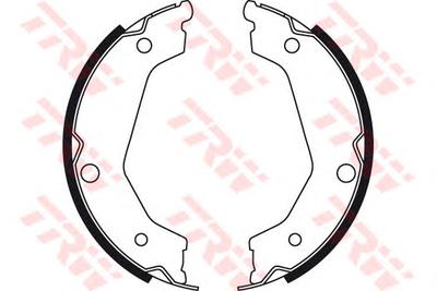 Комплект тормозных колодок, стояночная тормозная система TRW