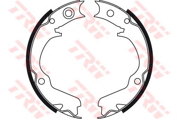 Комплект тормозных колодок, стояночная тормозная система TRW