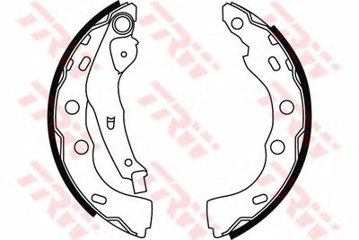 Комплект тормозных колодок TRW
