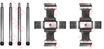 Комплектующие, колодки дискового тормоза TRW PFK167