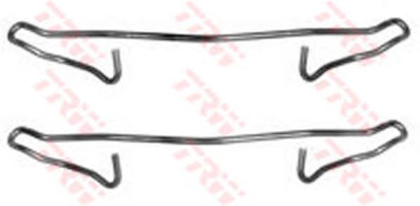 Комплектующие, колодки дискового тормоза TRW