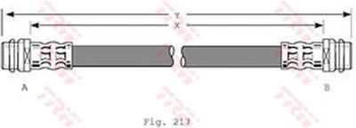 Тормозной шланг TRW PHA341