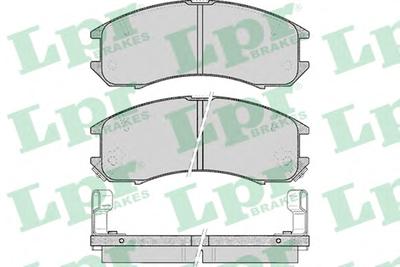 Комплект тормозных колодок, дисковый тормоз LPR 05P036