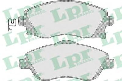 Комплект тормозных колодок, дисковый тормоз LPR 05P1004