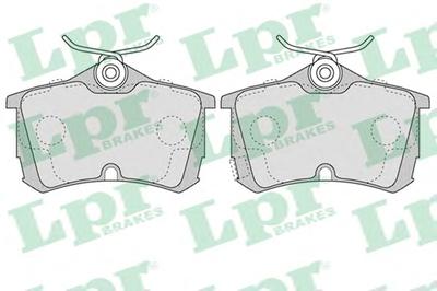 Комплект тормозных колодок, дисковый тормоз LPR 05P1037