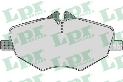 Комплект тормозных колодок, дисковый тормоз LPR 05P1124