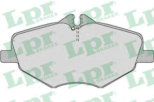 Комплект тормозных колодок, дисковый тормоз LPR