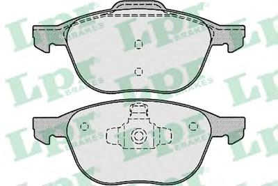 Комплект тормозных колодок, дисковый тормоз LPR 05P1190