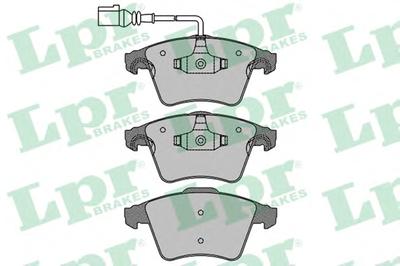 Комплект тормозных колодок, дисковый тормоз LPR 05P1205
