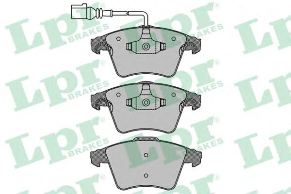 Комплект тормозных колодок, дисковый тормоз LPR