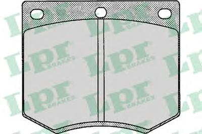 Комплект тормозных колодок, дисковый тормоз LPR 05P126