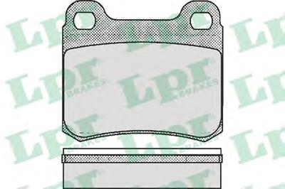 Комплект тормозных колодок, дисковый тормоз LPR 05P181