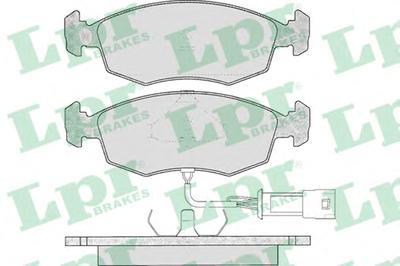 Комплект тормозных колодок, дисковый тормоз LPR 05P269