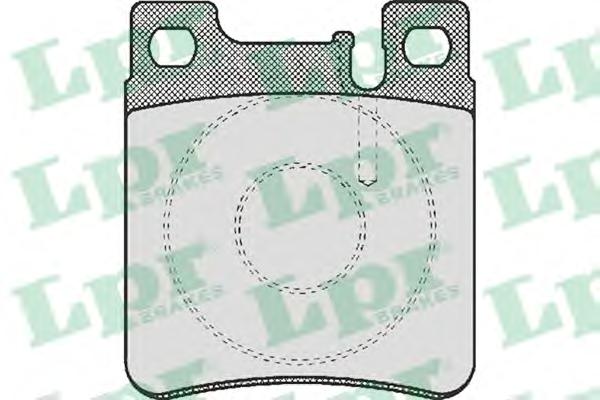 Комплект тормозных колодок, дисковый тормоз LPR