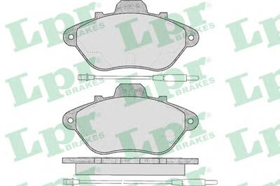 Комплект тормозных колодок, дисковый тормоз LPR 05P583