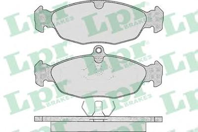 Комплект тормозных колодок, дисковый тормоз LPR 05P599