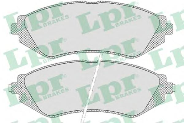 Комплект тормозных колодок, дисковый тормоз LPR