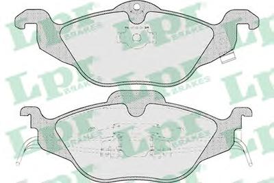 Комплект тормозных колодок, дисковый тормоз LPR 05P698