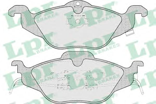 Комплект тормозных колодок, дисковый тормоз LPR