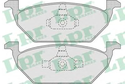 Комплект тормозных колодок, дисковый тормоз LPR 05P730