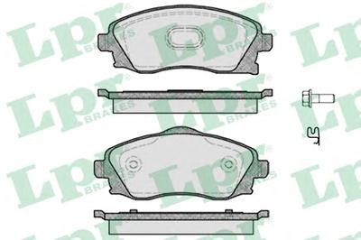 Комплект тормозных колодок, дисковый тормоз LPR 05P758
