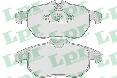 Комплект тормозных колодок, дисковый тормоз LPR 05P814