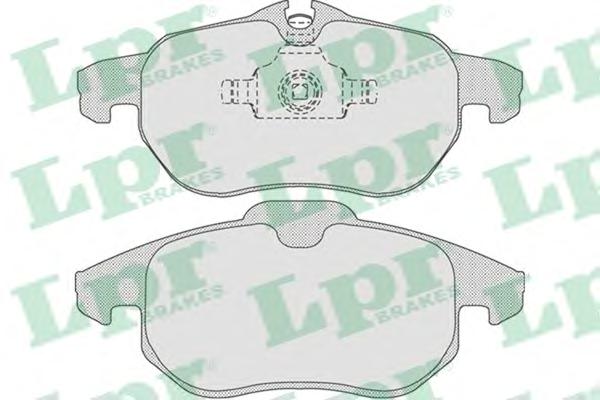 Комплект тормозных колодок, дисковый тормоз LPR