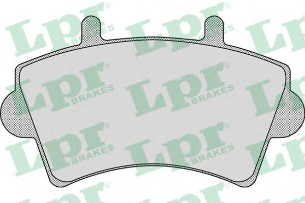 Комплект тормозных колодок, дисковый тормоз LPR