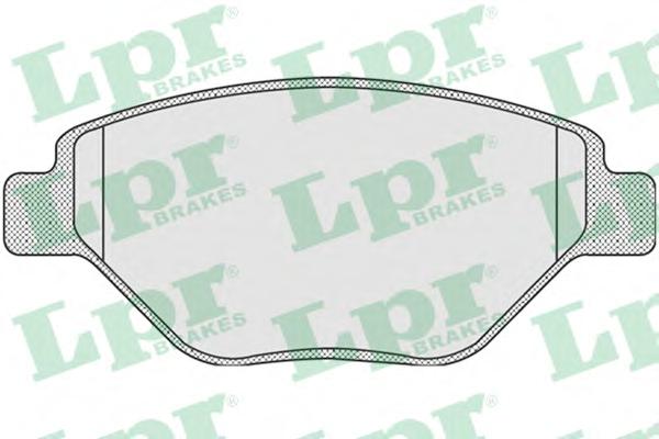 Комплект тормозных колодок, дисковый тормоз LPR