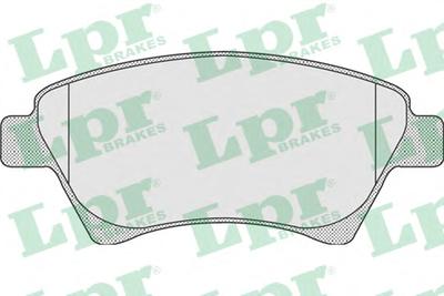 Комплект тормозных колодок, дисковый тормоз LPR 05P911