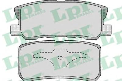 Комплект тормозных колодок, дисковый тормоз LPR 05P954