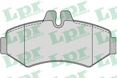 Комплект тормозных колодок, дисковый тормоз LPR 05P956