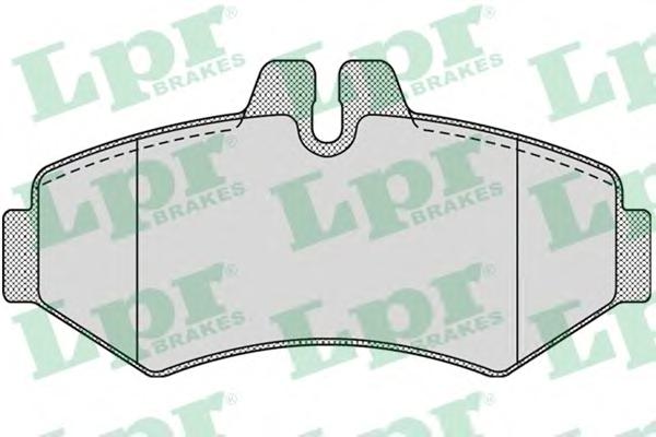Комплект тормозных колодок, дисковый тормоз LPR