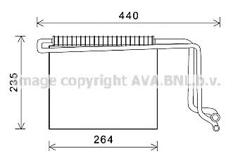 Испаритель, кондиционер AVA QUALITY COOLING MSV563