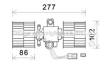 Электродвигатель, вентиляция салона AVA QUALITY COOLING SA8022