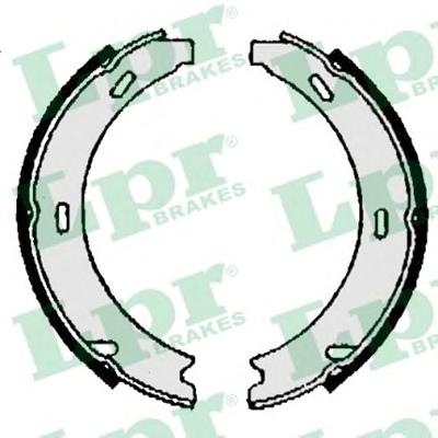 Комплект тормозных колодок, стояночная тормозная система LPR