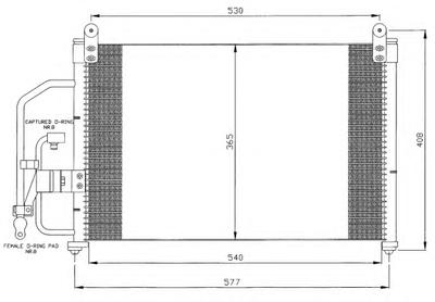 Конденсатор, кондиционер NRF 35393