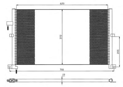 Конденсатор, кондиционер NRF 35525