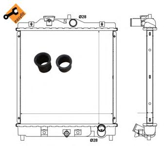 Радиатор охлаждения NRF 506750
