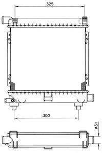 Радиатор охлаждения NRF 507662