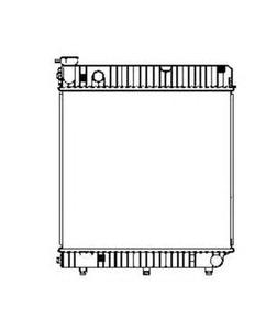Радиатор, охлаждение двигателя NRF 507665