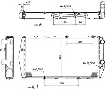 Радиатор охлаждения NRF 51311