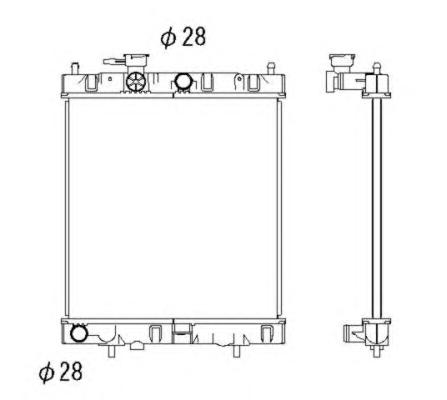 Радиатор охлаждения NRF