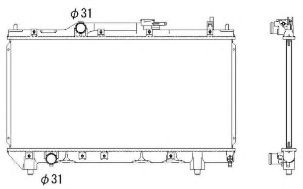 Радиатор охлаждения NRF