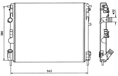 Радиатор охлаждения NRF 58148